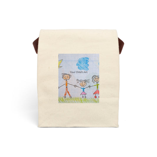 Canvas Lunch Bag With Strap